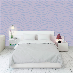 Lilac Stain Textured Wallpaper