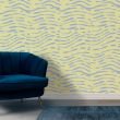 Yellow and Lilac Textured Wallpaper
