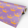 Children's Purple Princess Wallpaper