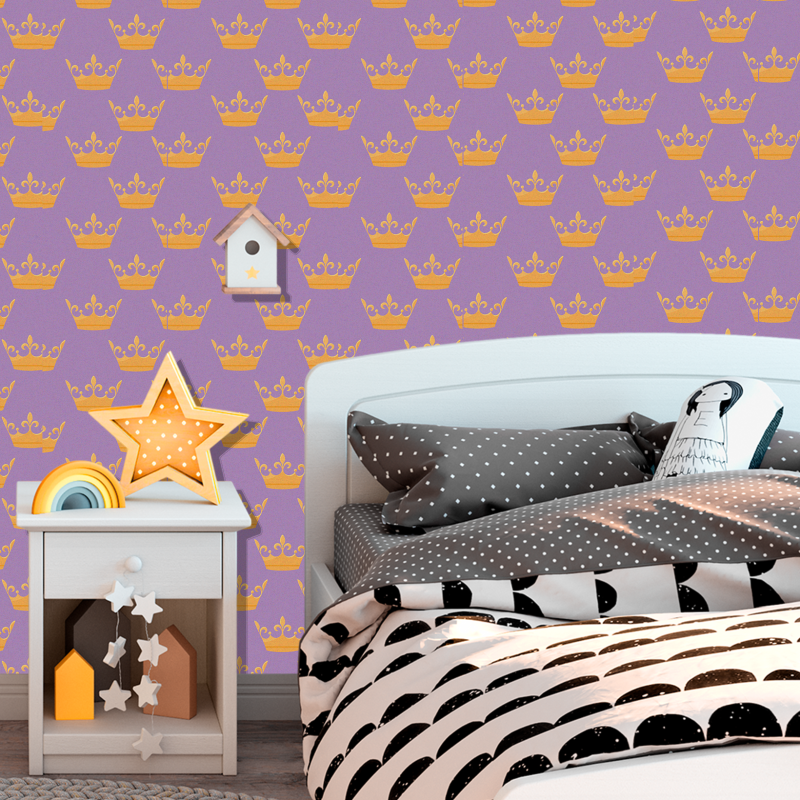 Papier peint enfant Princesse Violet