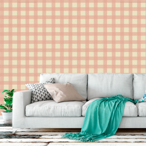 Orange Pastel Chessboard...