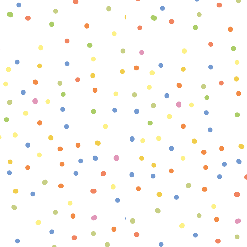 Carta da parati geometrica con punti colorati