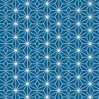 Carta da parati geometrica blu