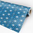 Blaue geometrische Tapete
