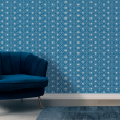 Blaue geometrische Tapete