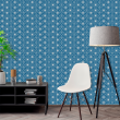 Blaue geometrische Tapete