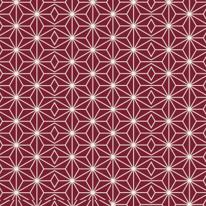 Papier peint géométrique rouge