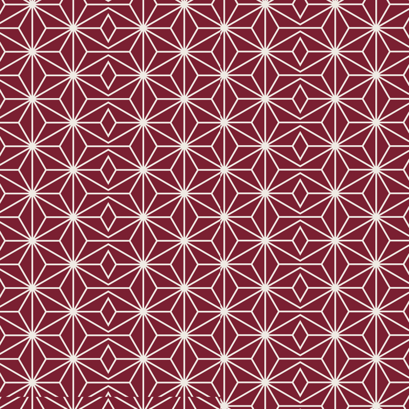 Rote geometrische Tapete