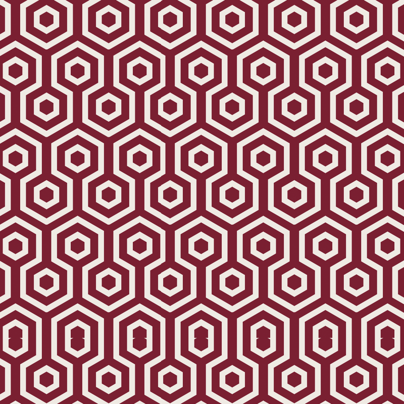 Rote Geometrische Tapete