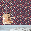 Kindertapete Bunte Herzen