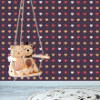 Kindertapete Bunte Herzen