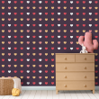 Kindertapete Bunte Herzen