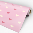 Infantile Wallpaper Pastel Pink Hearts