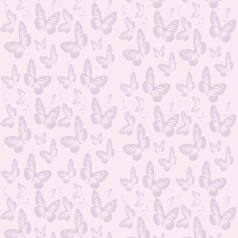 Animal Butterfly Pink Wallpaper