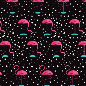 Youthful Flamingo Wallpaper