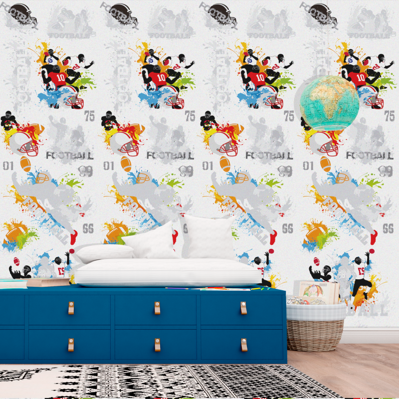 Papel pintado Juvenil Football Americano