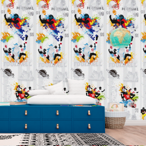 "Carta da parati calcistica...