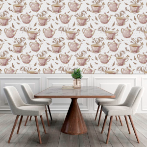 Youthful Wallpaper Teapots...
