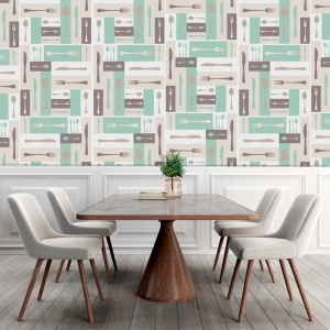 Wallpaper Dining Room...