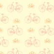 Papier peint jeunesse Vélos jaunes