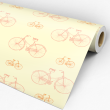 Youthful Wallpaper Yellow Bicycles