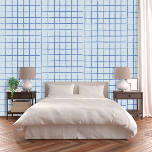 Geometric Wallpaper Blue...