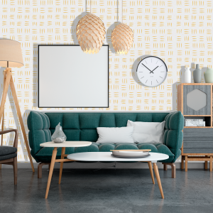 Yellow Geometric Wallpaper