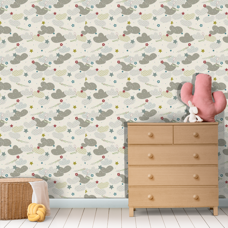 Grüne Jugendtapete mit Krokodilen