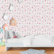 Youthful wallpaper, pink ballerina.