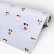 Papier peint pour enfants Hiboux trois couleurs