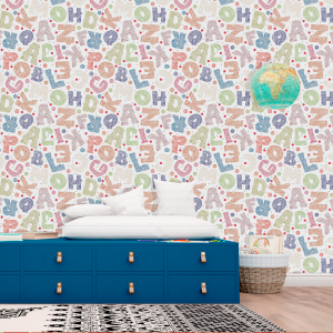 Children's Wallpaper Letters