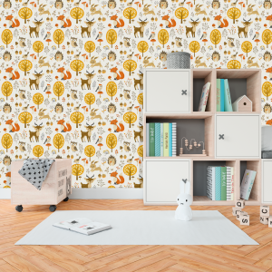 Children's Wallpaper Yellow...