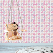 Children's wallpaper with a little bear