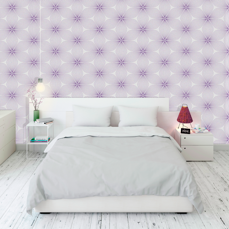 Purple Floral Wallpaper