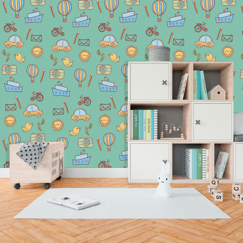 Papel Pintado infantil escolar