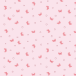 Papier peint juvénile avec des papillons roses