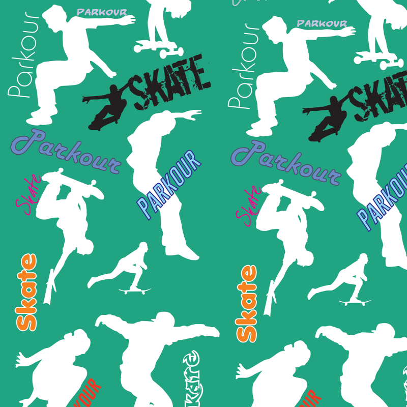 Jugendliche Skate-Tapete