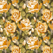Gelbe Blumentapete