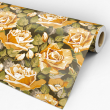 Gelbe Blumentapete