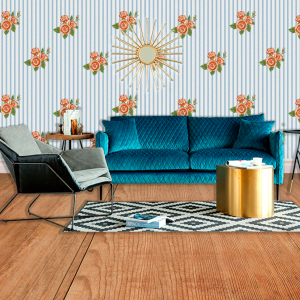 Papier Peint Floral...