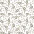 Floral Wallpaper in Gray Tones