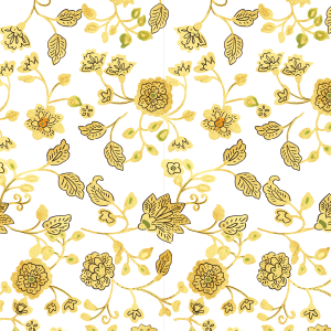 Gelbe Blumentapete