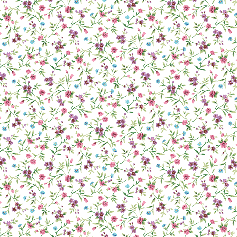 Floral Wallpaper Little Roses