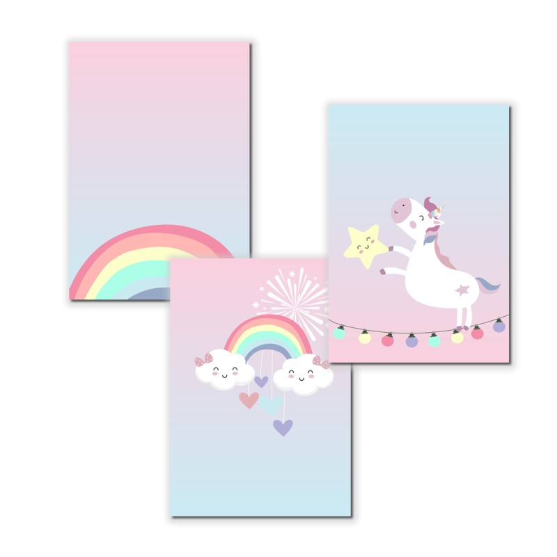 Stickers décoratifs Licorne Fantasy