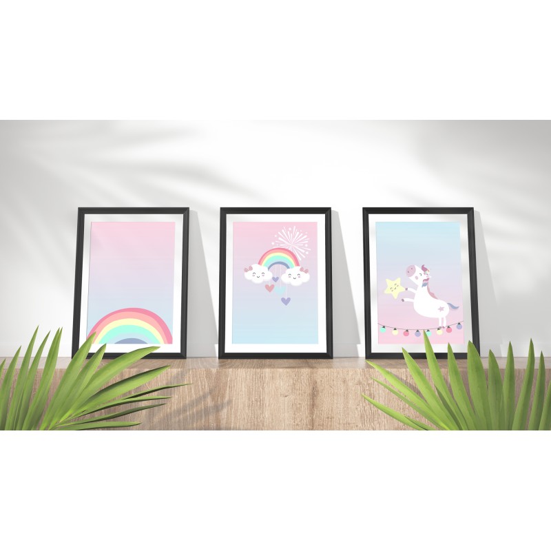 Stickers décoratifs Licorne Fantasy