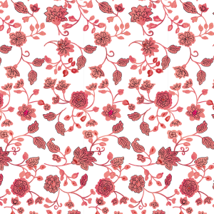 Red Floral Wallpaper