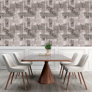 Papel Pintado Floral Elegante