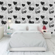 Youthful Wallpaper Black Hearts