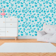 Blue Floral Wallpaper