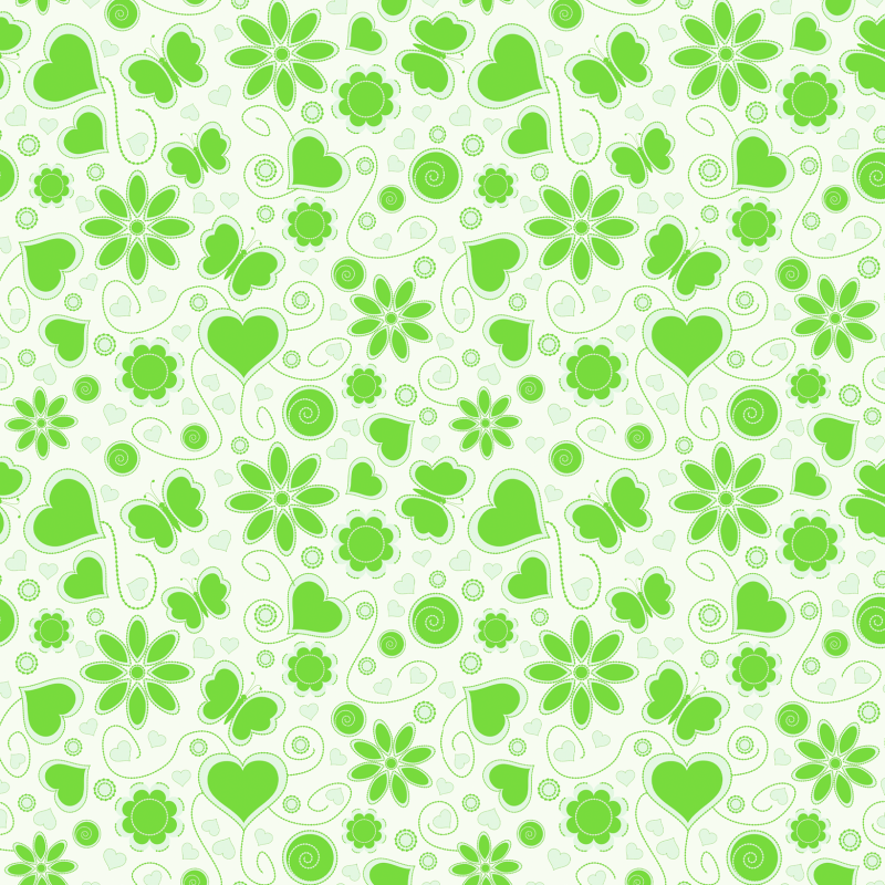 Papel Pintado Floral Verde